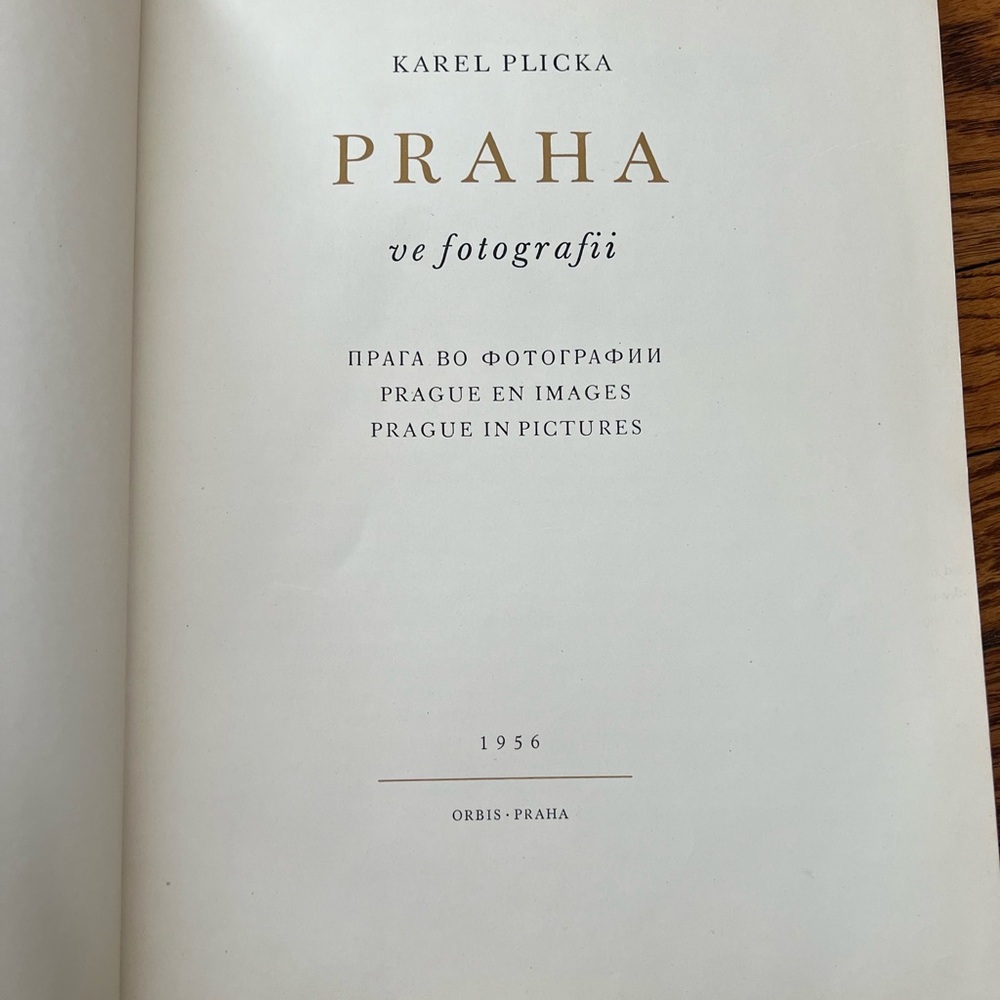 Praha Ve Fotografi (Prague in Pictures) by Artist Photographer Karel Plicka - Picture 3 of 6
